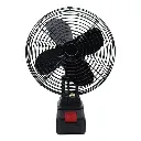 Ventilateur rechargeable “Lithium Ion Fan” – haute puissance, design compact, bouton rouge