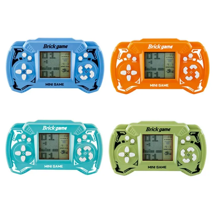 Jeu électronique portable rétro – type Tetris, design varié, facile à transporter