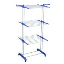 Étendoir à linge multi-niveaux – sèche-linge pliable, mobile, grande capacité, idéal pour intérieur