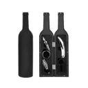 Coffret accessoires vin – forme bouteille, 5 outils, cadeau élégant et fonctionnel