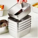 Lot de 6 boîtes alimentaires en inox – conservation fraîche et pratique