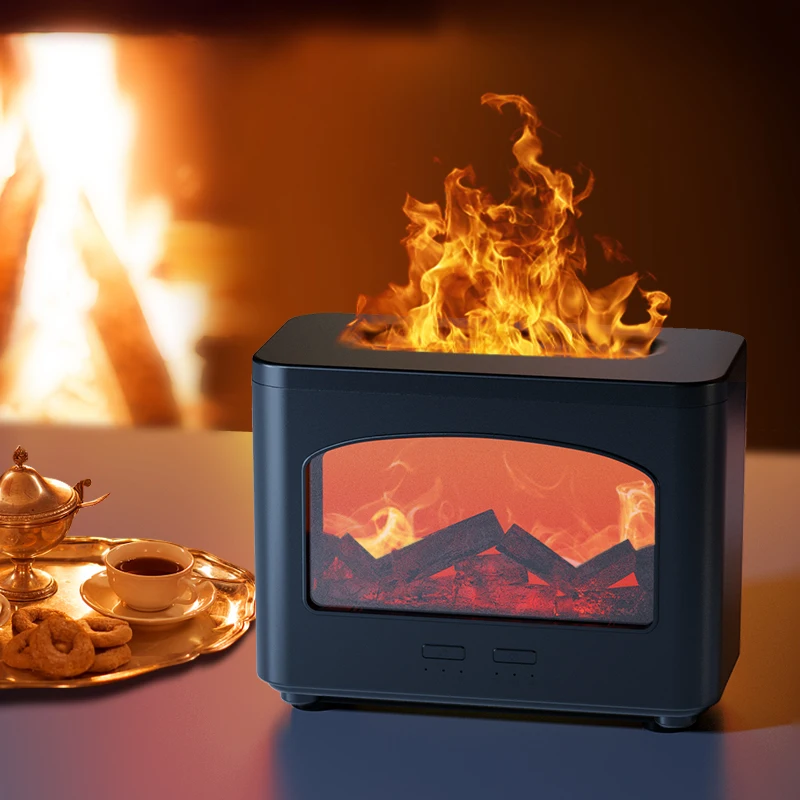 Diffuseur de senteur à effet feu – ambiance cosy et aromathérapie