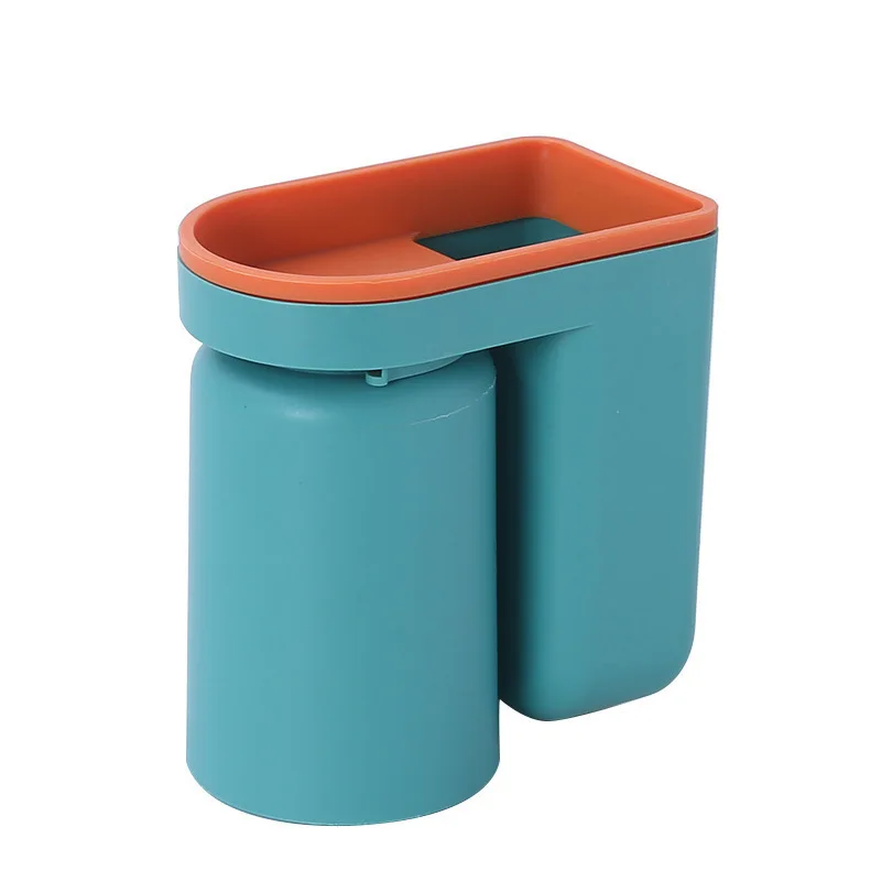 Porte‑gobelet mural avec rangement brosse à dents – hygiène et organisation moderne