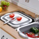Bassine pliable multifonction – planche à découper et récipient de lavage