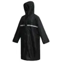 Imperméable long avec capuche – protection pluie intégrale