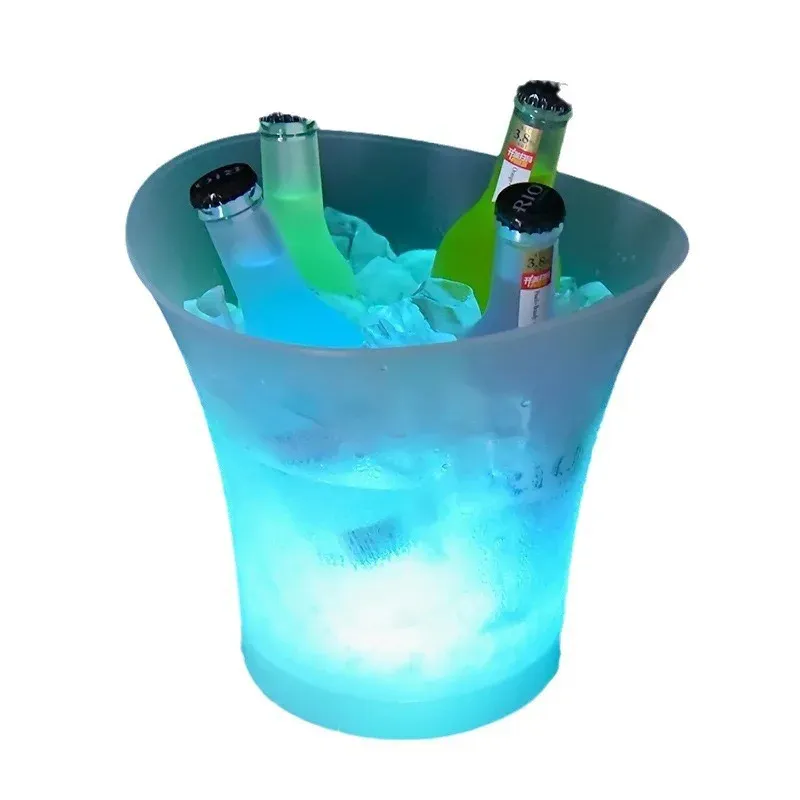 Seau à glace LED avec haut‑parleur – Capacité 7 litres, ambiance festive & design lumineux