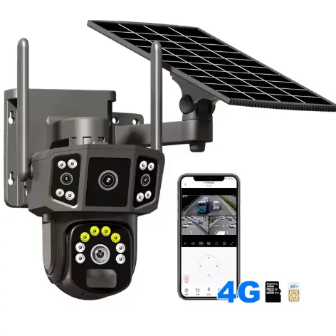 Caméra de Surveillance 4G Solaire