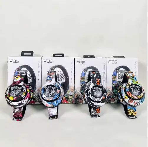 Casque Sans Fil P35 – L’alliance parfaite entre performance, confort et style