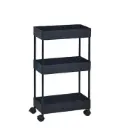 Étagère de Rangement à 3 Niveaux – Solide, Mobile et Polyvalente