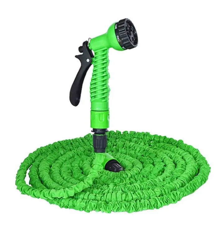 Tuyau d’arrosage extensible – pistolet multi‑jets