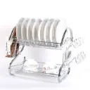  Égouttoir chrome 2 niveaux – Élégance et efficacité